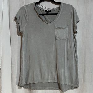 {Nordstrom-CG Sport Petite} Gray Pocketed Tee